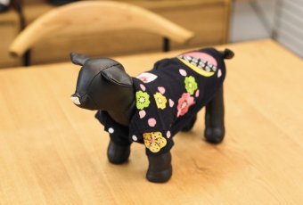 高級ドッグウェアの試作品